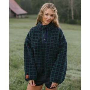 Eleven Eleven Plaid Fleece Pullover Size M